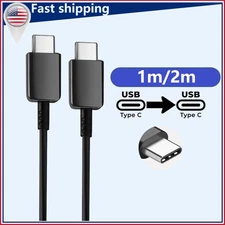 1/2M USB-C To USB-C Charger Cable Data Sync Type C Cord For Samsung S24 S23 S22