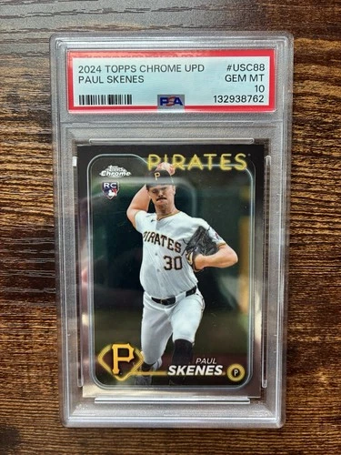 2024 Topps Chrome Update Paul Skenes #USC88 PSA 10 Pirates