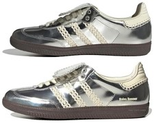Size 10.5 - Wales Bonner x adidas Samba Silver Metallic for sale