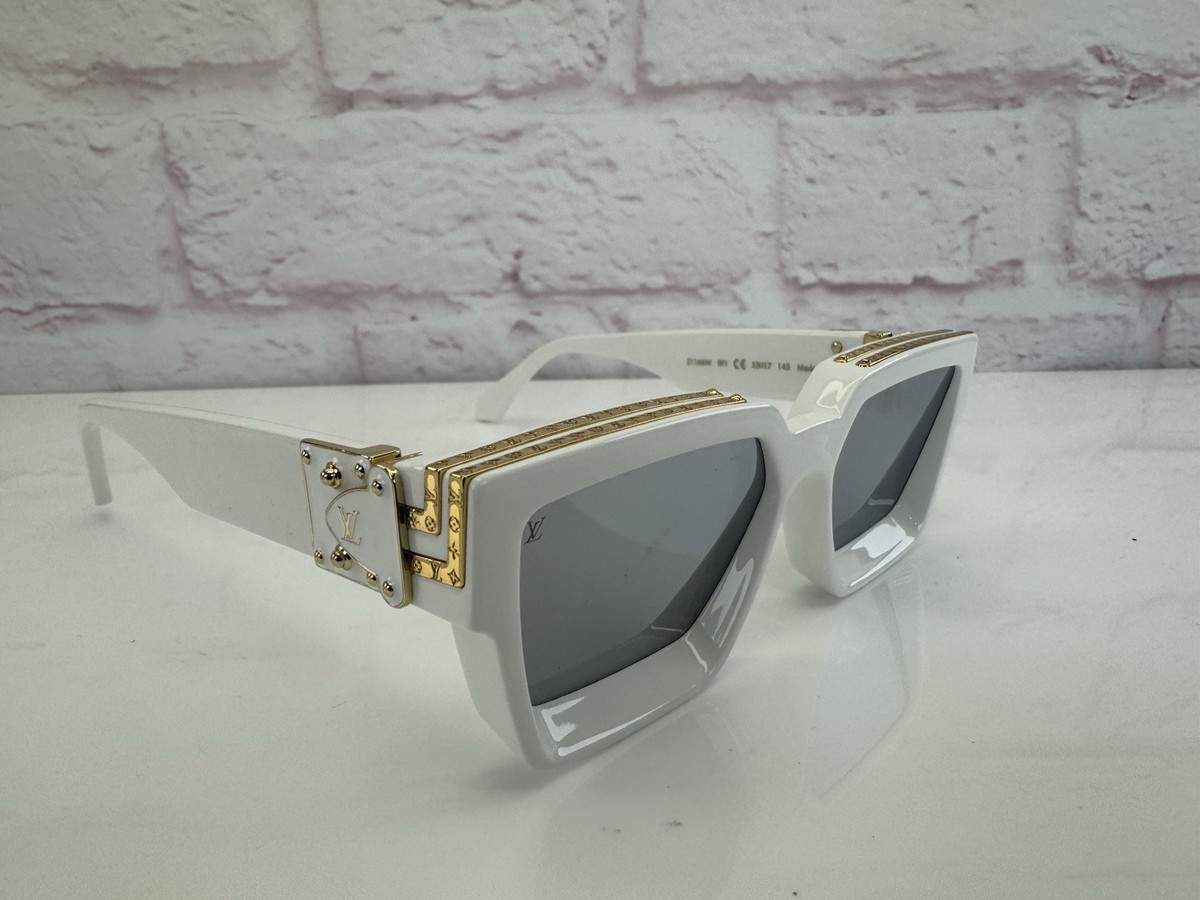 Louis Vuitton 1:1 Millionaire Z1166W White Acetate Sunglasses | eBay