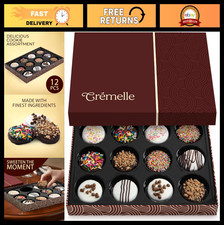 Gourmet Cookie Gift Box - 12 Assorted Treats, Perfect for Holidays  Celebration