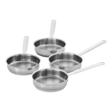 Demeyere Resto 4-pc, 18/10 Stainless Steel, Mini Fry Pan Set, High quality