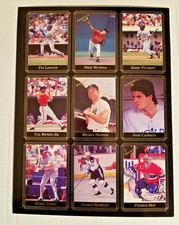 1992 Investors Journal Uncut Sheet Mussina Pucett Mantle Roy MM3
