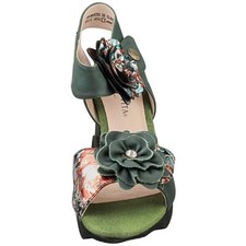 Sandales et tongues verts pour femme