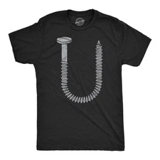 Mens Funny T Shirts Screw U Sarcastic Mechanic Graphic Novelty Tee for Men