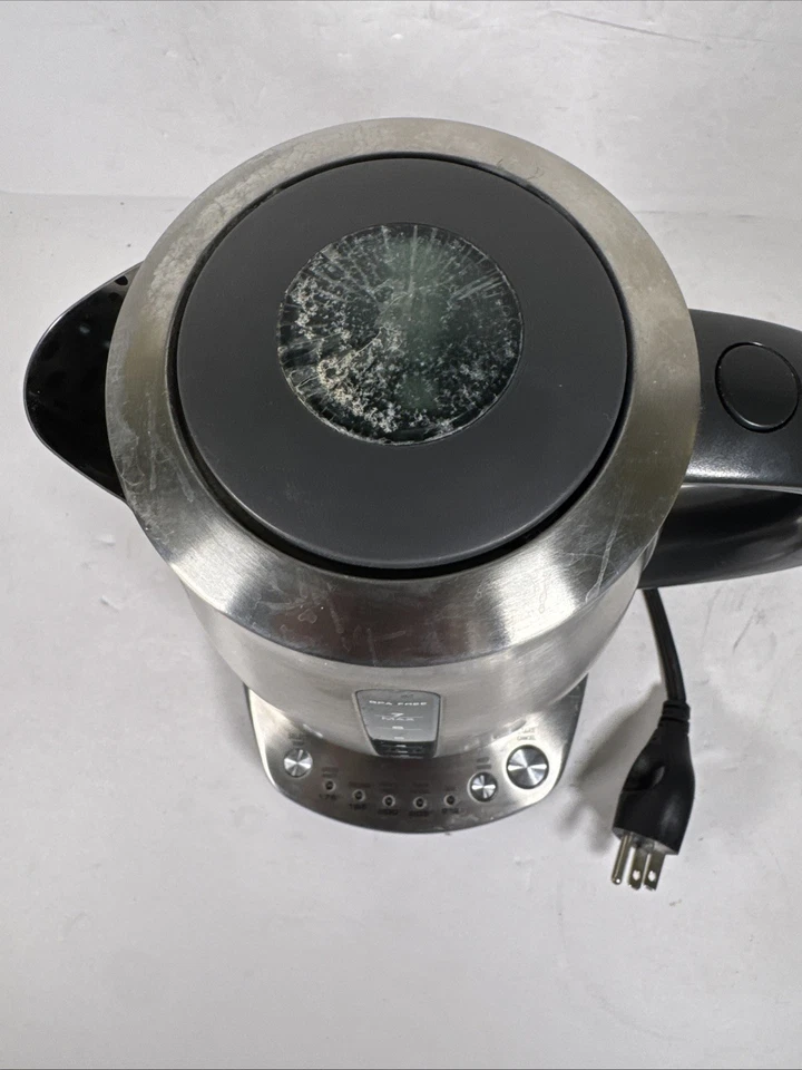 Hervidor eléctrico Breville BKE720 7 tazas 120v 1500w Temp Select acero inoxidable funciona Foto 4 de 4