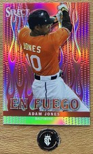 Adams Jones 2013 Panini Select Baseball En Fuego Silver Prizm #16