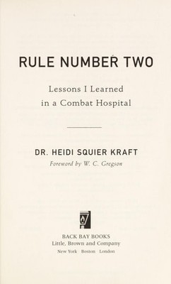 Rule Number Two, Kraft, Dr. Heidi Squier, Very Good Book