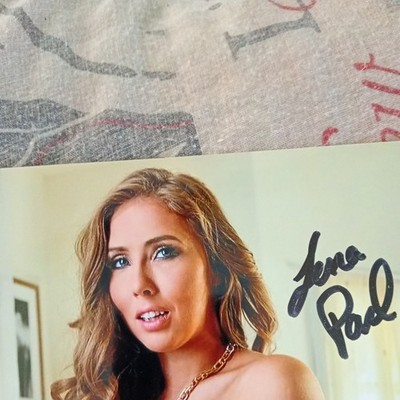 Sexy signiertes handsigniertes Lena Paul 6x8 Foto