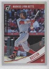2018 Panini Donruss Variations Stat Line Career 159/351 Mookie Betts #191 z5b