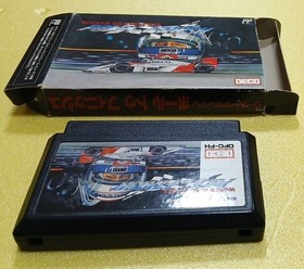 Famicom software WORLD GRAND PRIX POLE TO FINISH with box theory