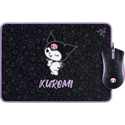 Razer DeathAdder Essential & Goliathus Gaming Mouse Mat Bundle - Kuromi Edition