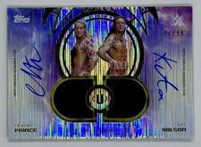 2025 Topps Universe WWE Elton Prince Kit Wilson #TTA-PW Tag Team Relic Auto /99
