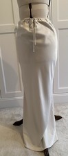 H&M Long champagne Skirt Size Small Length 42”
