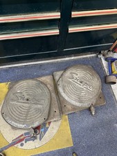 Snap-on Vintage Metal Wheel Alignment Disk - Pair
