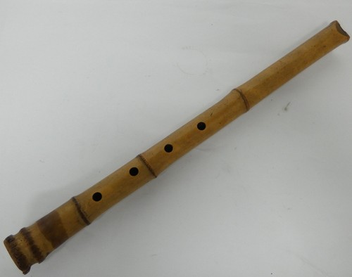 Shakuhachi Tozan Ryu 1.6 Shaku 50.5cm Bamboo Flute Japan Vintage