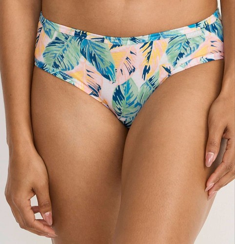 New Womens 8/XL Jockey 3-Pack Bikini Cotton Underwear 2 Solid, 1 Tropical Print