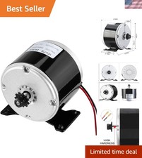 Compact 24V DC 350W Motor with 3000 RPM Speed, Reversible Operation for E-Bikes