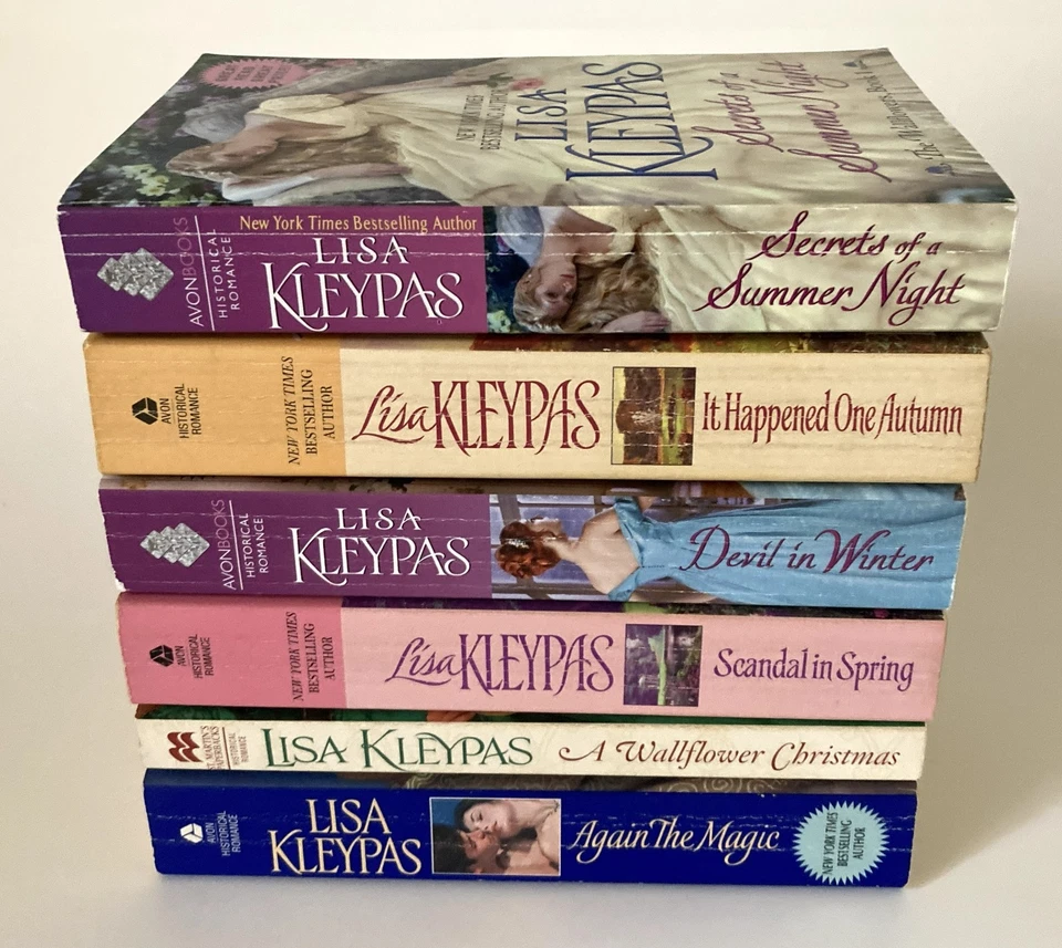 Lisa Kleypas Лот 6 Полный Серия Wallflowers+Again the Magic 1 Обложка Stepback - Изображение 3 из 4