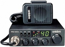 PRO520XL Pro Series 40-Channel CB Radio. Compact Design. ANL Switch and PA/CB Sw