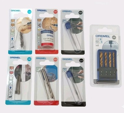 DREMEL Zubehör 125 / 196 / 409 / 560 / 569 / 570 / 636 - Bohrer Fräser Trennsch.