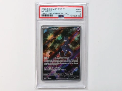 MEWTWO BLACK STAR PROMO 2023 - POKEMON SVP EN - 151 ULTRA-PREMIUM #052 PSA 9!