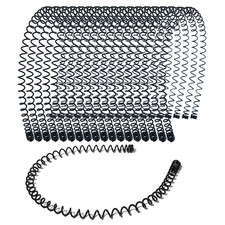 18 Pcs Metal Hair Band, Black Wave Headband, Spring Shaped Sport Hair Bands for