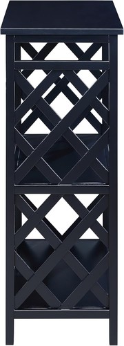 31" Small Console Table w/Shelves, 3-Tier Entryway Table with Solid Wood Legs - Picture 7 of 16