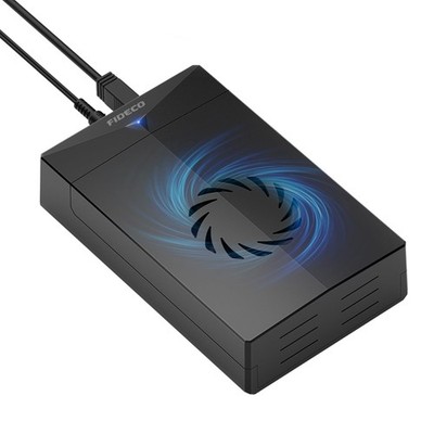 Hard Drive Enclosure for 3.5 or 2.5 inch SATA HDD SSD, SATA to USB Adapter wi...