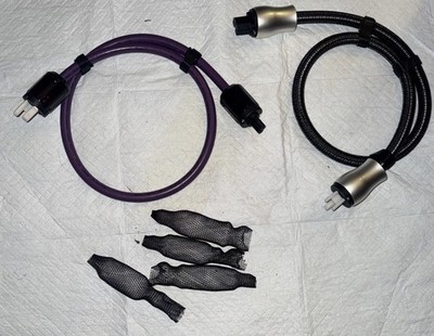 PREFFAIR Lot Of 2 HIGH QUALIITY AUDIO CABLES C7 & C15 NEW!