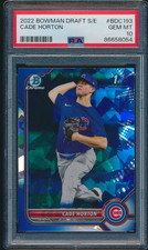 2022 Bowman Chrome Draft Sapphire Edition #193 Cade Horton PSA 10
