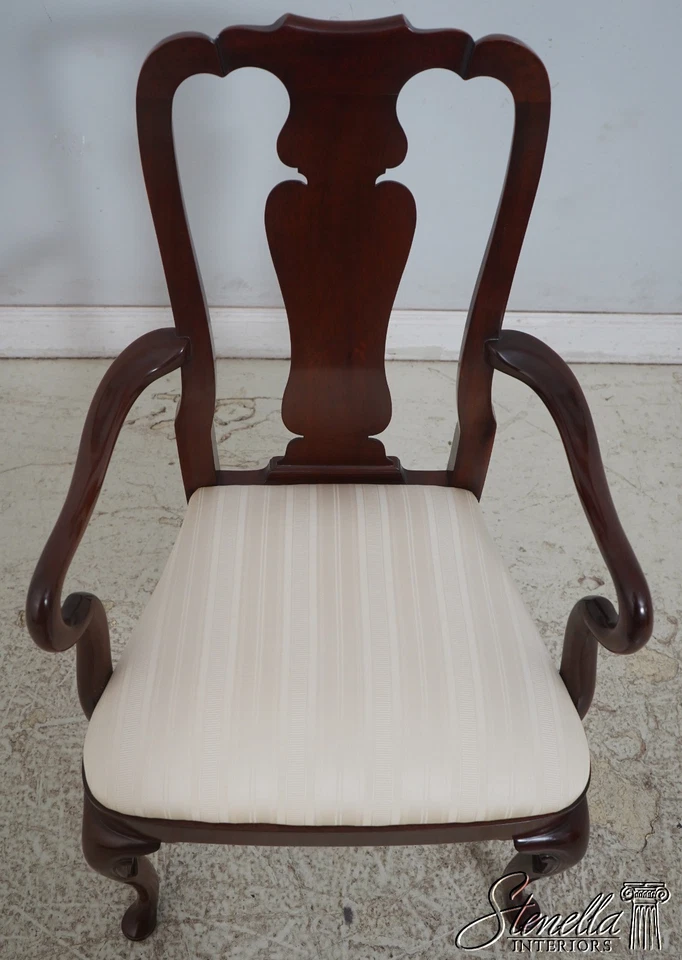 L70939: Juego de 6 sillas de comedor KINDEL Queen Anne caoba Foto 3 de 4