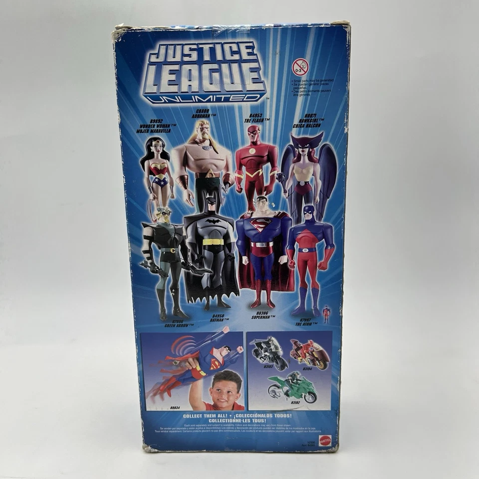 Figura de acción vintage 2003 Mattel DC Comics Liga de la Justicia Flecha Verde 10" Foto 2 de 4