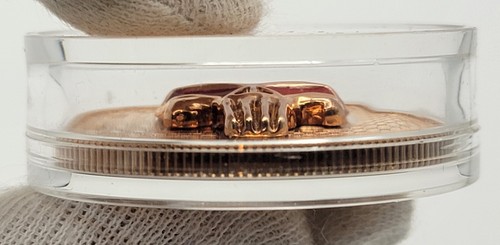 2021 Dark Side Liberator oro dorato 1 oz 999,9 argento fine proof tondo in latta - Foto 16 di 16