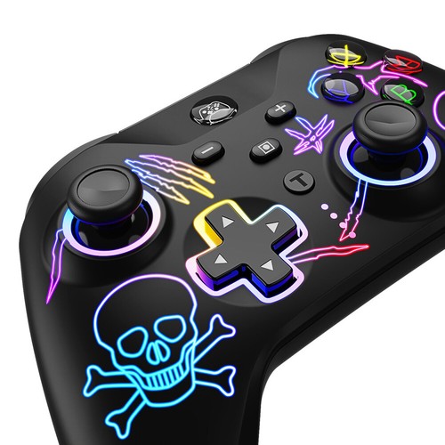 Wireless Gaming Controller Turbo for Switch/Lite/OLED for Android PC(Skull) - Photo 11/12