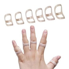 Oval Finger Splint 6 Pcs, Finger Splints for Arthritis, Mallet Finger, Trigger
