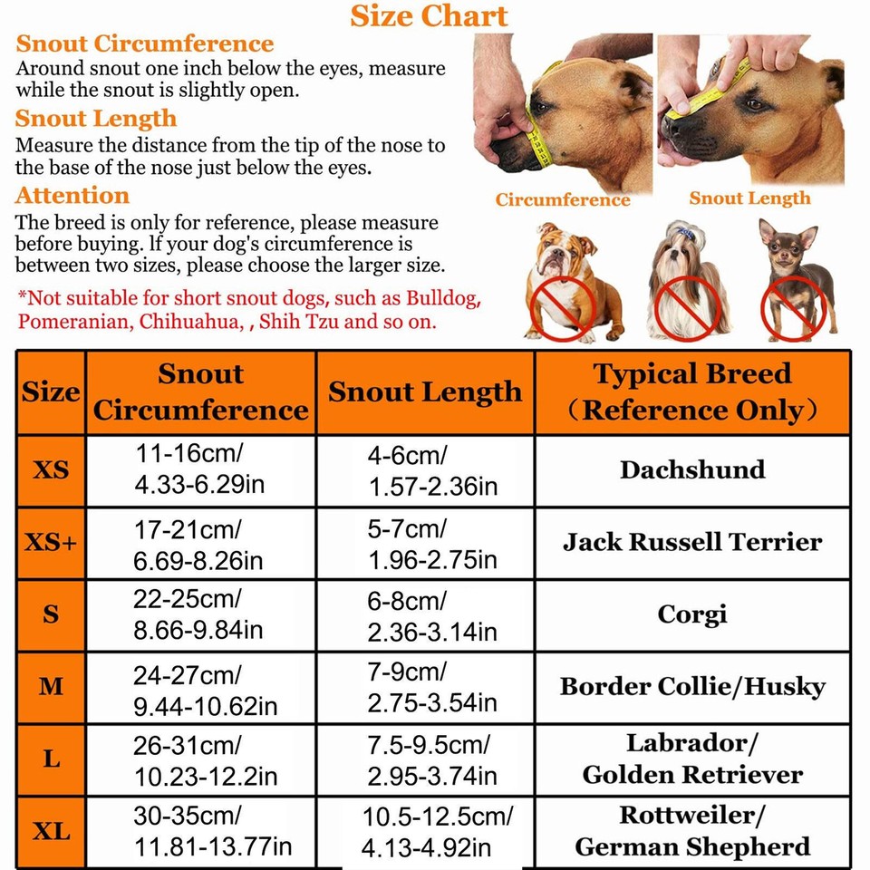 Pet Dog Mouth Cover Muzzle Puppy Mask Anti Bark Bite Chew Adjustable