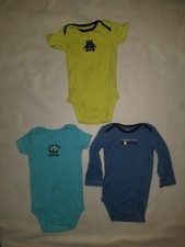 Boys Carter's Lot of 3 Short Long Sleeve Outfit Size 12 Months Outer Space