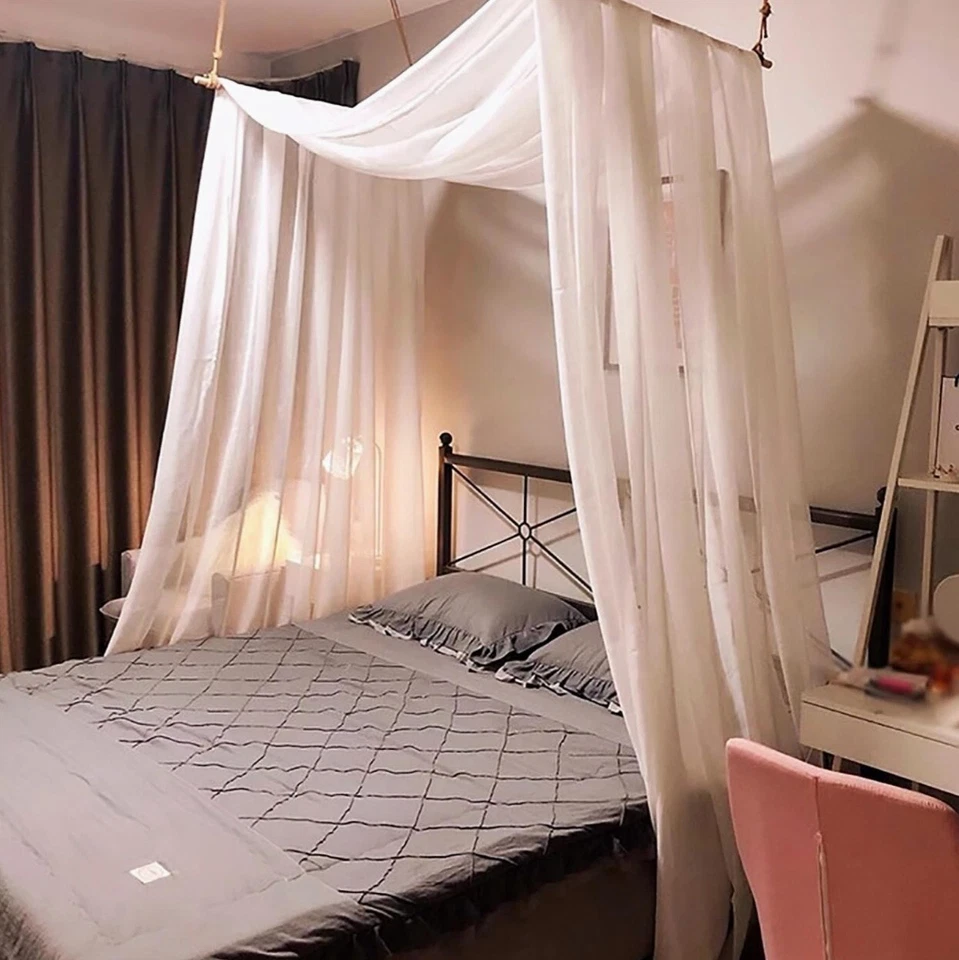 Magnifique auvent de lit ( baldaquin) très original avec sa structure flottante - Photo 3/4