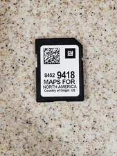 2018-2022 CHEVY GMC CADILLAC BUICK NAVIGATION SD CARD 8452 9418 FACTORY GM OEM