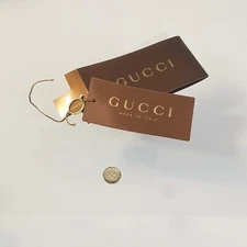 Gucci Replacement Button Gray Rimmed 4 Hole Flat Back