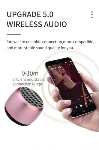 Portable Bluetooth Speaker Small Bass Music Loud Sound Wireless Mini Speakers - Afbeelding 8 van 30