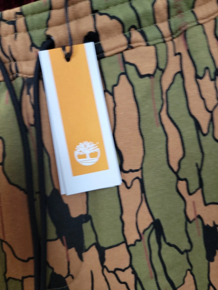 NUEVO CON ETIQUETAS NUEVO Timberland Para hombres XL Forrado de Vellón Cordón Pantalones de Correr Ropa de Salón Foto 4 de 4