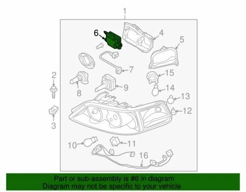 OEM NEW Ford 2006-2011 Lincoln Town Car Signature Control Module 6W1Z-13C169-Aa - Image 2 of 2