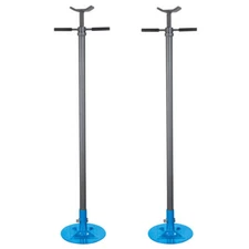 3/4 Ton Utility Underhoist Stand 53" - 80" Support Hoist Lift Floor Car Stand x2