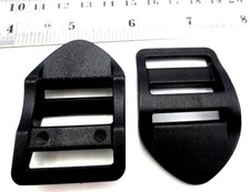 Ladder Lock Buckle Fit 25mm, 1" Wide Webbing Strap For Backpack Strap - Durable 