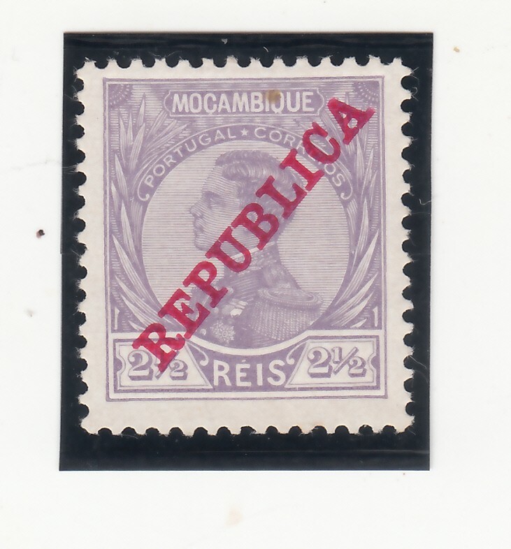 MOZAMBIQUE 1912. KING Manuel II of Portugal. 2½ r. Republica.  Sc# 114. MLH OG