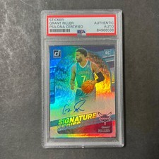 2020-21 Panini Donruss #SG-GRL Grant Riller Signed Card AUTO PSA/DNA Slabbed Hor