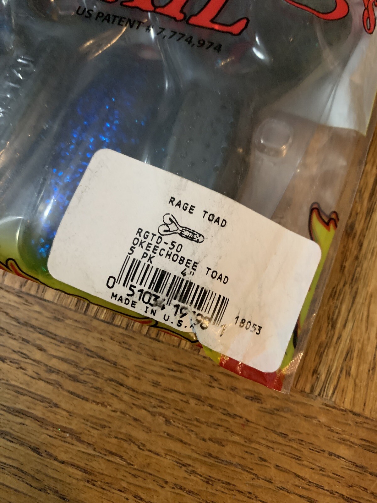 Strike King Rage Tail Rage Toad Okeechobee Toad - Image 3