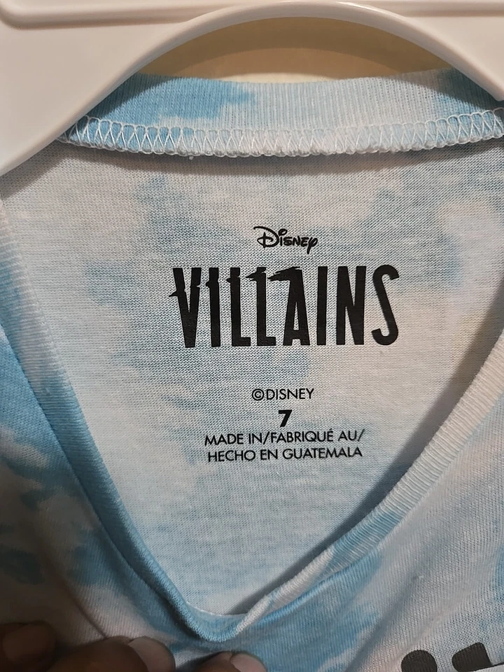 Kid Disney Villains Tee Shirt Fabulous Carter's Kid Size 7 - Image 4 of 4